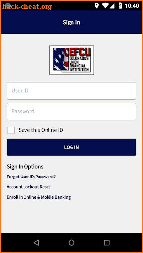 Electrical Federal Credit Union Mobile Banking screenshot
