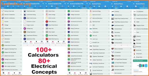 Electrical handbook PRO screenshot