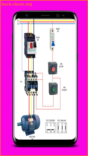 Electrical Motor Wiring Diagram screenshot