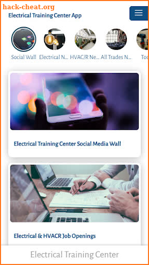 Electrical Training Center App screenshot