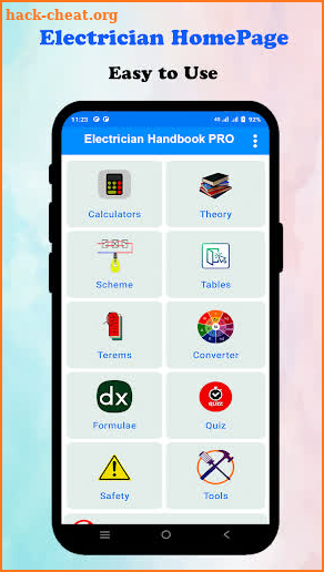 Electricians' Handbook PRO screenshot
