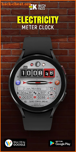Electricity Meter - Watch Face screenshot