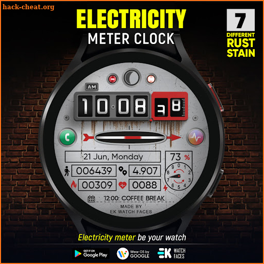 Electricity Meter - Watch Face screenshot