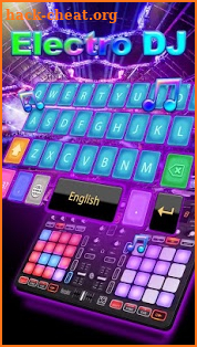 Electro DJ Pads Keyboard Theme screenshot