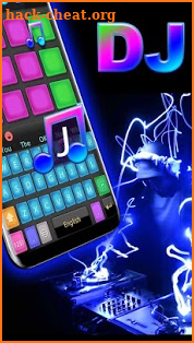 Electro DJ Pads Keyboard Theme screenshot