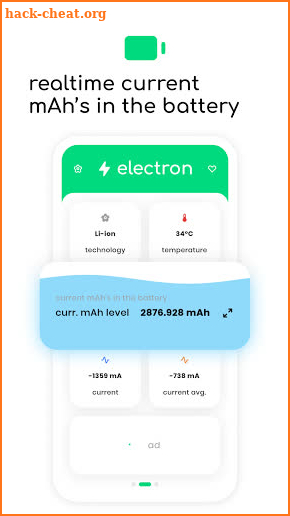 electron - battery health and real capacity info screenshot