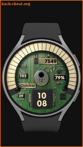 Electronic 04 Watch Face screenshot