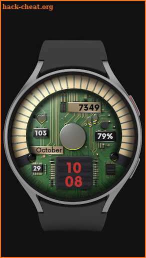 Electronic 04 Watch Face screenshot