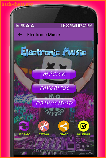 Electronic music screenshot