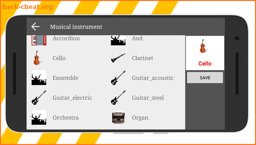 Electronic Organ, Piano, Guitar, violin, Drum Pad screenshot