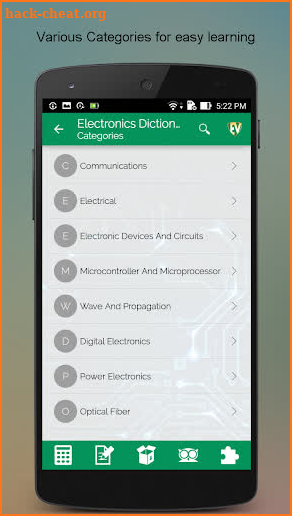 Electronics & Communications Dictionary - Offline screenshot