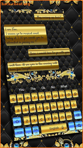 Elegant Gold Black Theme screenshot