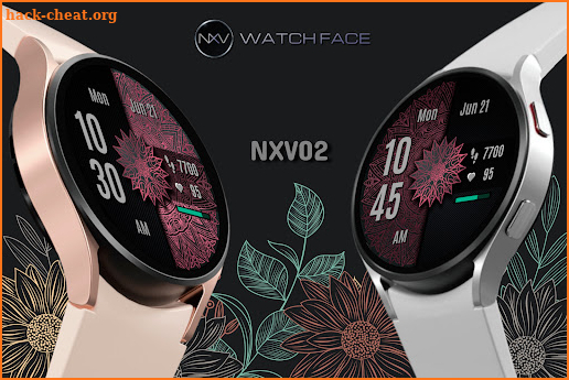 Elegant ladies watchface NXV02 screenshot