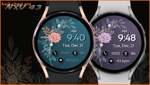 Elegant style watchface NXV43 screenshot