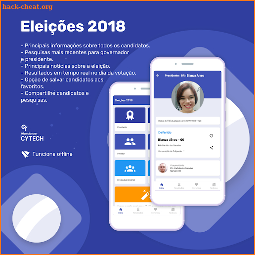 Eleições 2018 - Resultados, Candidatos e Notícias screenshot