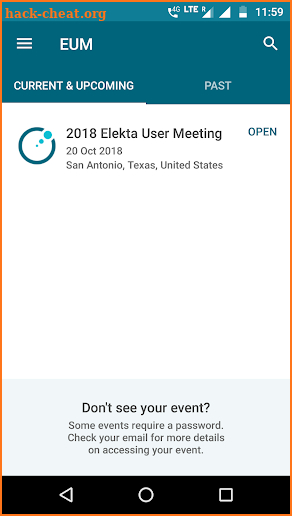 Elekta User Meeting screenshot