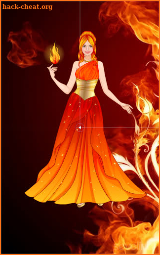 Element Princess dress up game screenshot