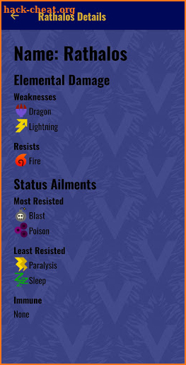 Elemental Weakness Checker for Monster Hunter Rise screenshot