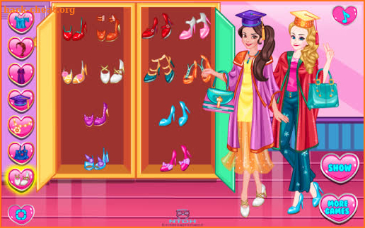 Elenas Graduation Selfie - Dress up games for girl screenshot