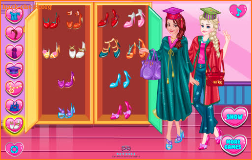Elenas Graduation Selfie - Dress up games for girl screenshot