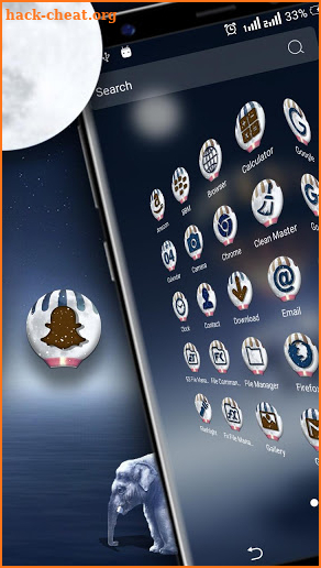 Elephant Balloon Launcher Theme screenshot