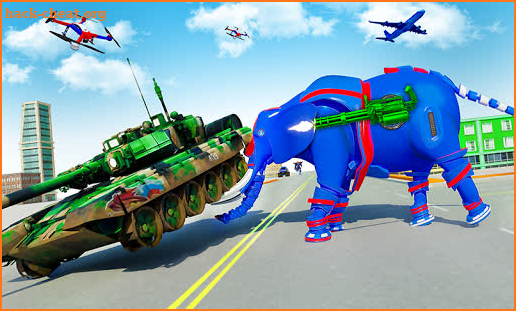 Elephant Robot Transform Monster Truck Robot Games screenshot