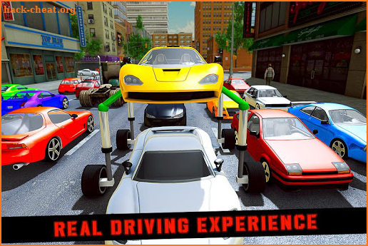 Elevated Car Racing Speed Driving Parking Game screenshot