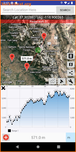 Elevation - Altimeter Map screenshot