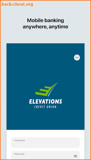 Elevations Credit Union screenshot