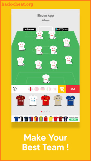 Eleven - Football Team Builder screenshot