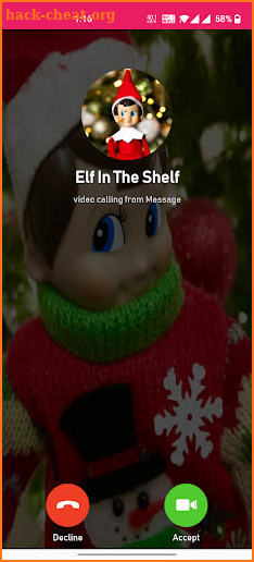 Elf in The Shelf Video Call screenshot