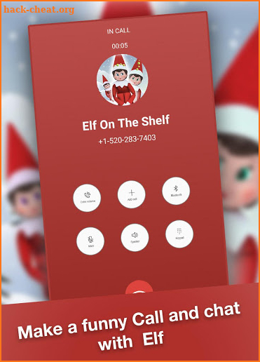 Elf On The Shelf Fake Call & fight Chat screenshot