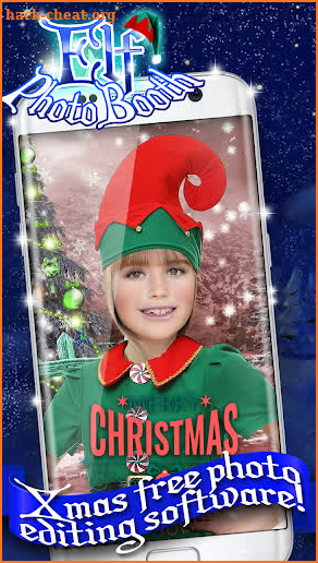 Elf Photo Booth - Cam Stickers screenshot