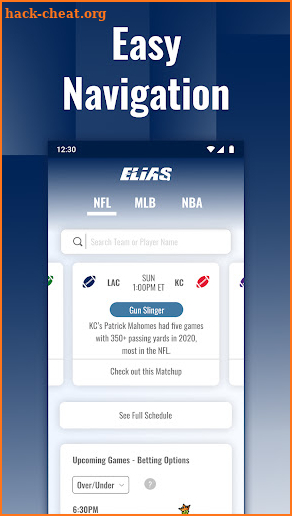 Elias Game Plan: Sports Betting screenshot