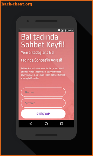 Elit Sohbet, Seviyeli Arkadaşlık, Chat screenshot