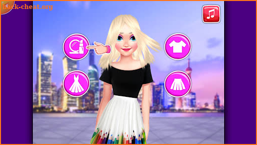 Elizas Neon Hairstyle screenshot