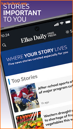 Elko Daily Press screenshot