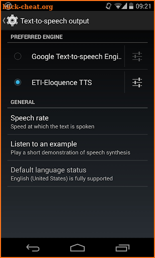 Eloquence Text To Speech screenshot