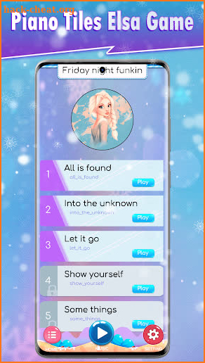 Elsa Game Piano Tiles : Let It Go screenshot