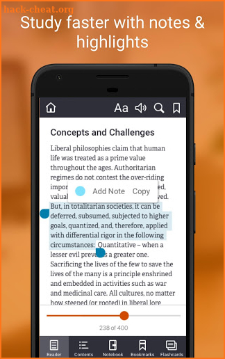 Elsevier eBooks on VitalSource screenshot
