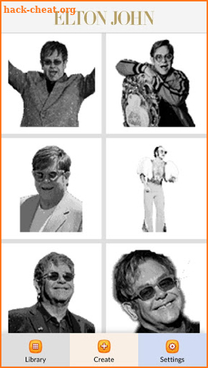 Elton John Color by Number - Pixel Art Game screenshot