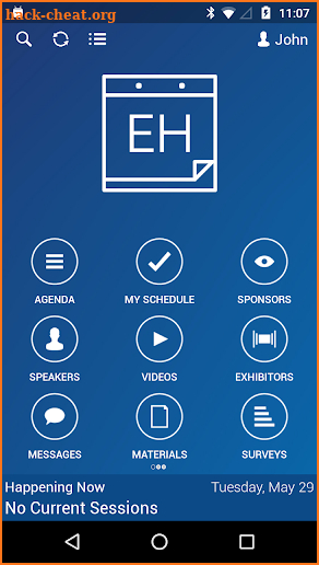 EM Event Hub screenshot