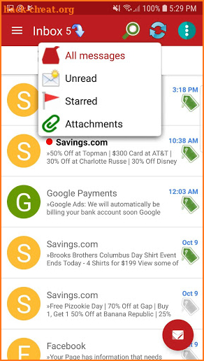 Email App for Android - Ringmail screenshot