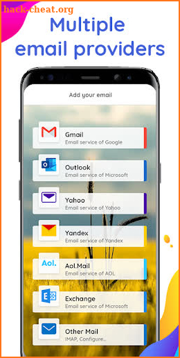 Email app for Gmail, Outlook & Other mail screenshot