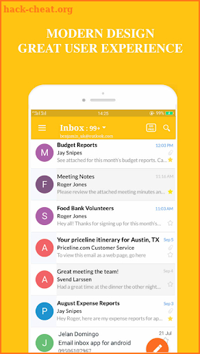 Email App for Hotmail, Outlook screenshot