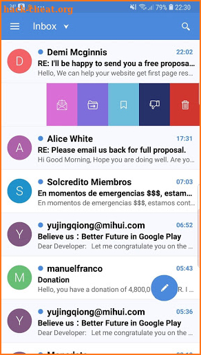 Email App for Hotmail, Outlook & Exchange Mail screenshot