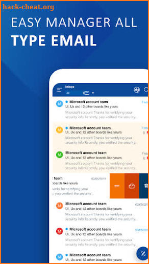 Email - Email for Outlook and  any mail screenshot