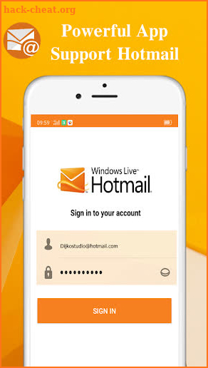 Email for Hotmail – Outlook Exchange screenshot