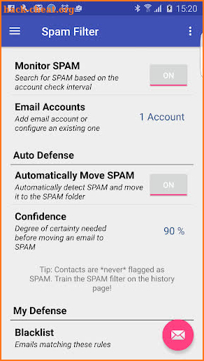 Email Spam Blocker screenshot