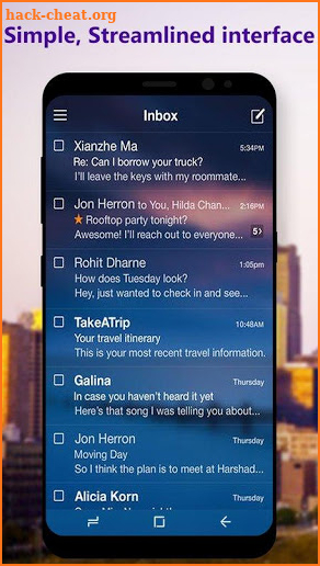 Email YAHOO Mail Mobile App Tutor screenshot